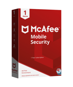 McAfee Mobile Security - 1 Device - 1 Year - Digital License Key