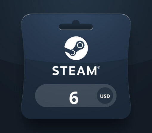 Steam Wallet USD 6 Gift Card AR