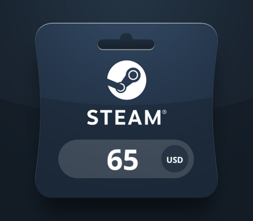Steam Wallet USD 65 Gift Card US