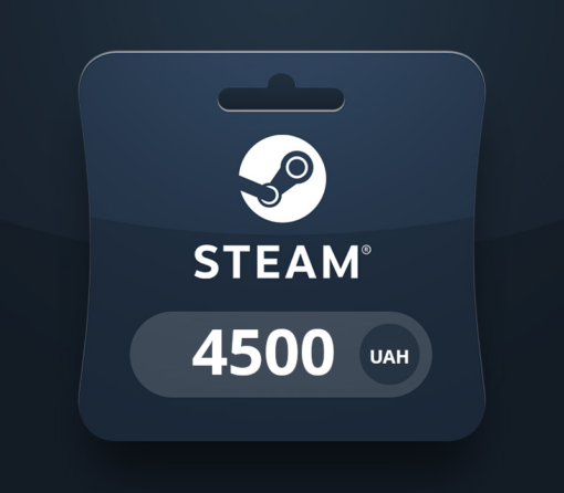Steam Wallet Card UAH 4500 UA Activation Code