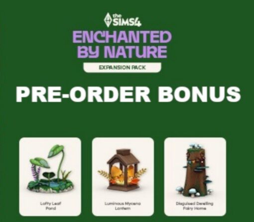 The Sims 4 - Enchanted by Nature - Pre-Order Bonus DLC EU PC EA App CD Key