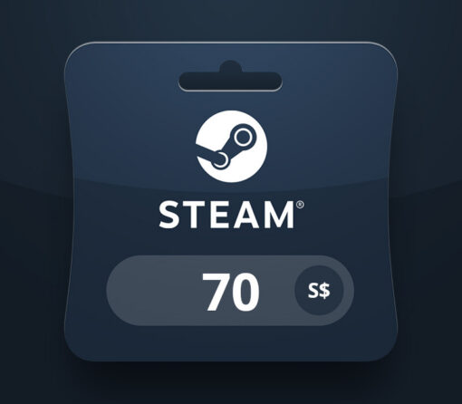 Steam Wallet SGD 70 Gift Card SG