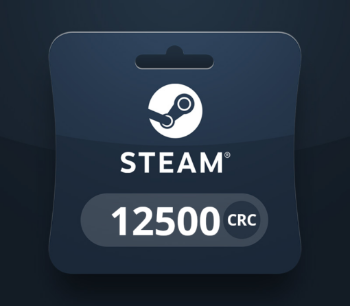 Steam Wallet CRC 12 500 Gift Card CR