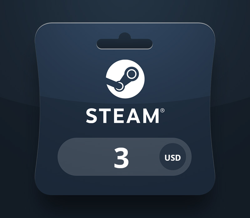 Steam Wallet USD 3 Gift Card KG