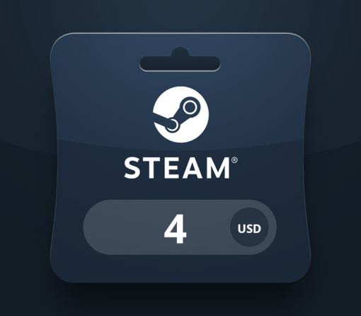 Steam Wallet USD 4 Gift Card PY