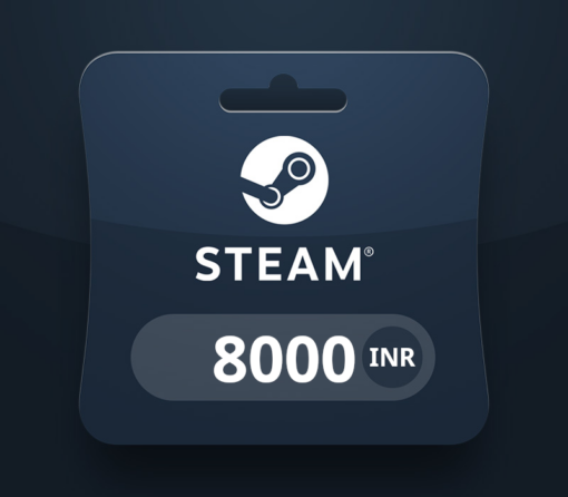 Steam Wallet INR 8000 Gift Card IN