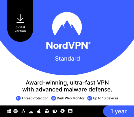 NordVPN Standard CA Key (1 Year / 10 Devices)