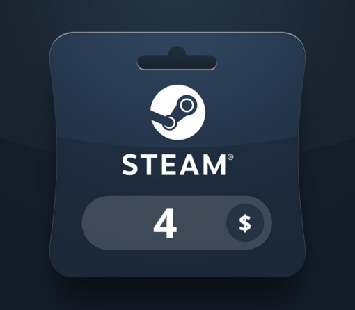 Steam Wallet USD 4 Gift Card SD
