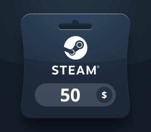 Steam Wallet USD 50 Gift Card JO