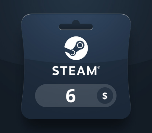Steam Wallet USD 6 Gift Card MA