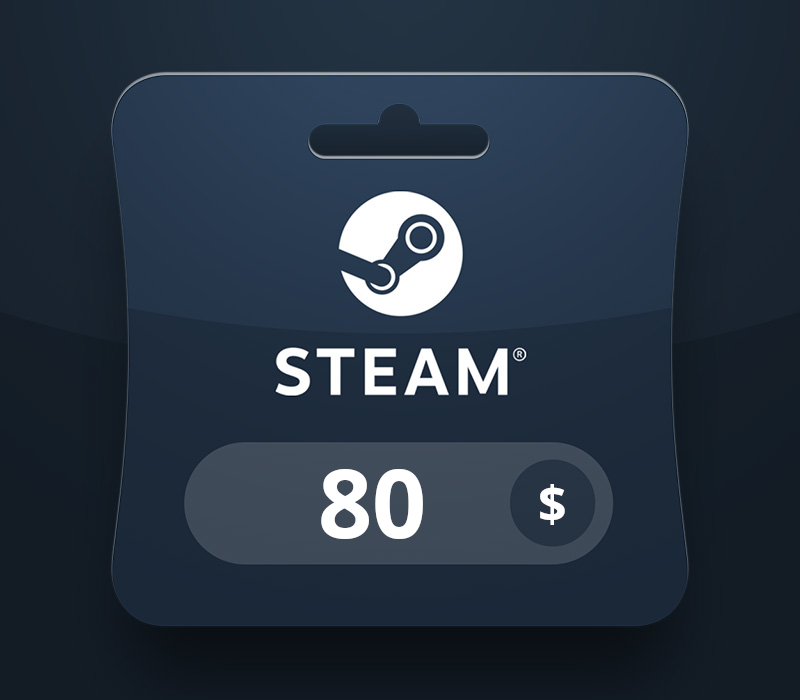 Steam Wallet USD 80 Gift Card PK