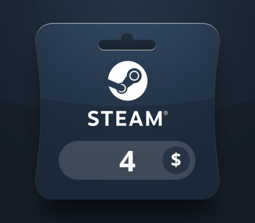 Steam Wallet USD 4 Gift Card MV