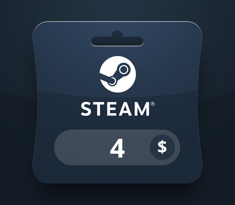 Steam Wallet USD 4 Gift Card MV