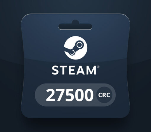 Steam Wallet CRC 27 500 Gift Card HR