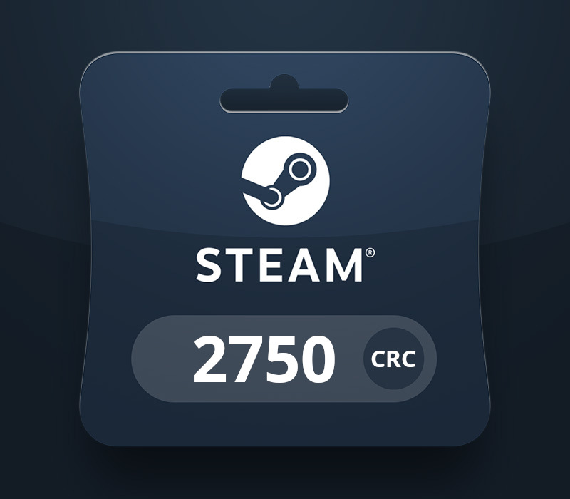 Steam Wallet CRC 2750 Gift Card HR