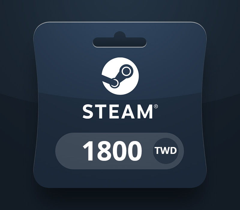 Steam Wallet TWD 1800 Gift Card TW