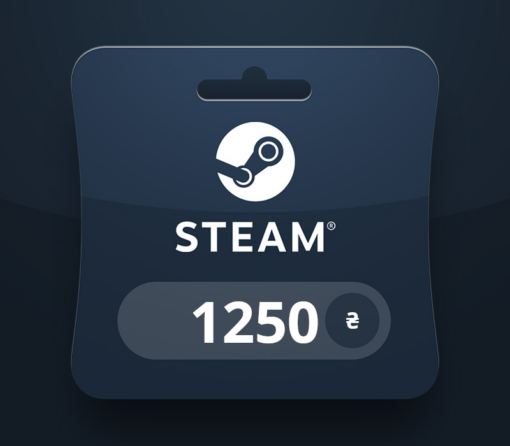 Steam Wallet UAH 1250 Gift Card UA