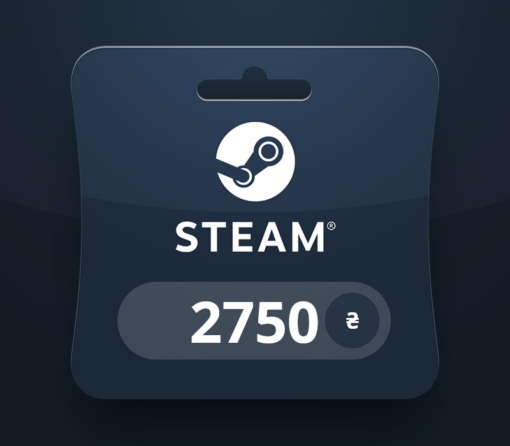 Steam Wallet UAH 2750 Gift Card UA