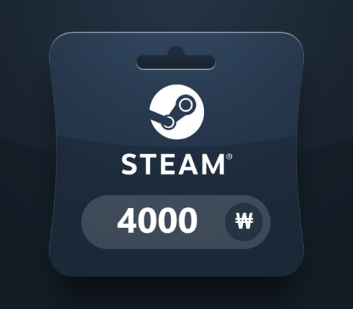Steam Wallet KRW 4000 Gift Card KR