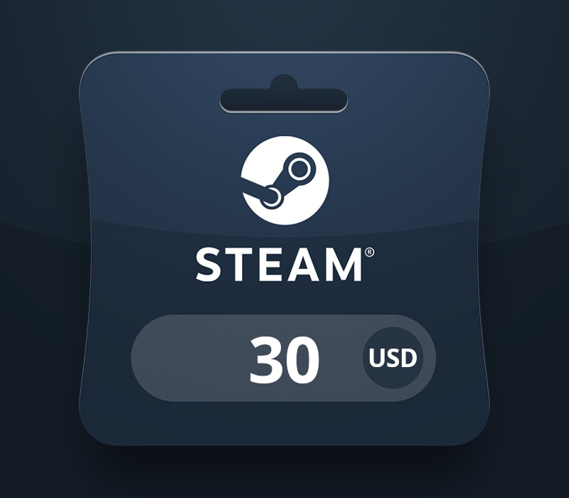 Steam Wallet USD 30 Gift Card US
