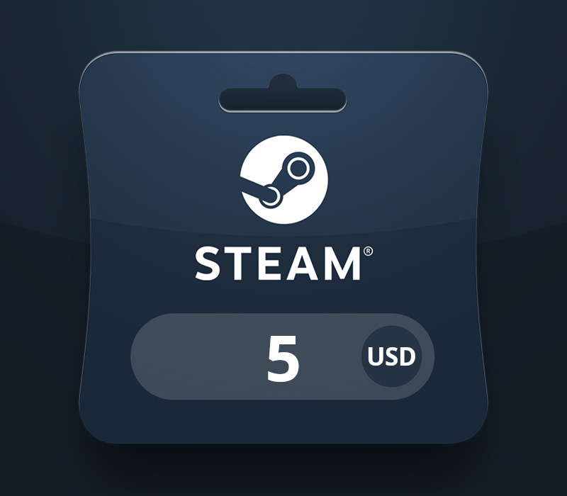 Steam Wallet USD 5 Gift Card US