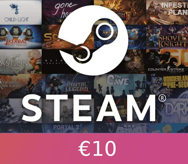 Steam Gift Card €10 EU Activation Code
