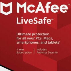 McAfee LiveSafe 2023 Key (1 Year / Unlimited Devices)