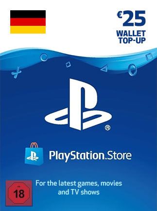 PlayStation Network Gift Card 25 EUR - PSN Germany