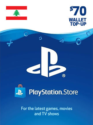 PlayStation Network Gift Card 70 USD - PSN Lebanon