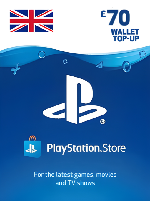 PlayStation Network Gift Card 70 GBP - PSN Key - UNITED KINGDOM