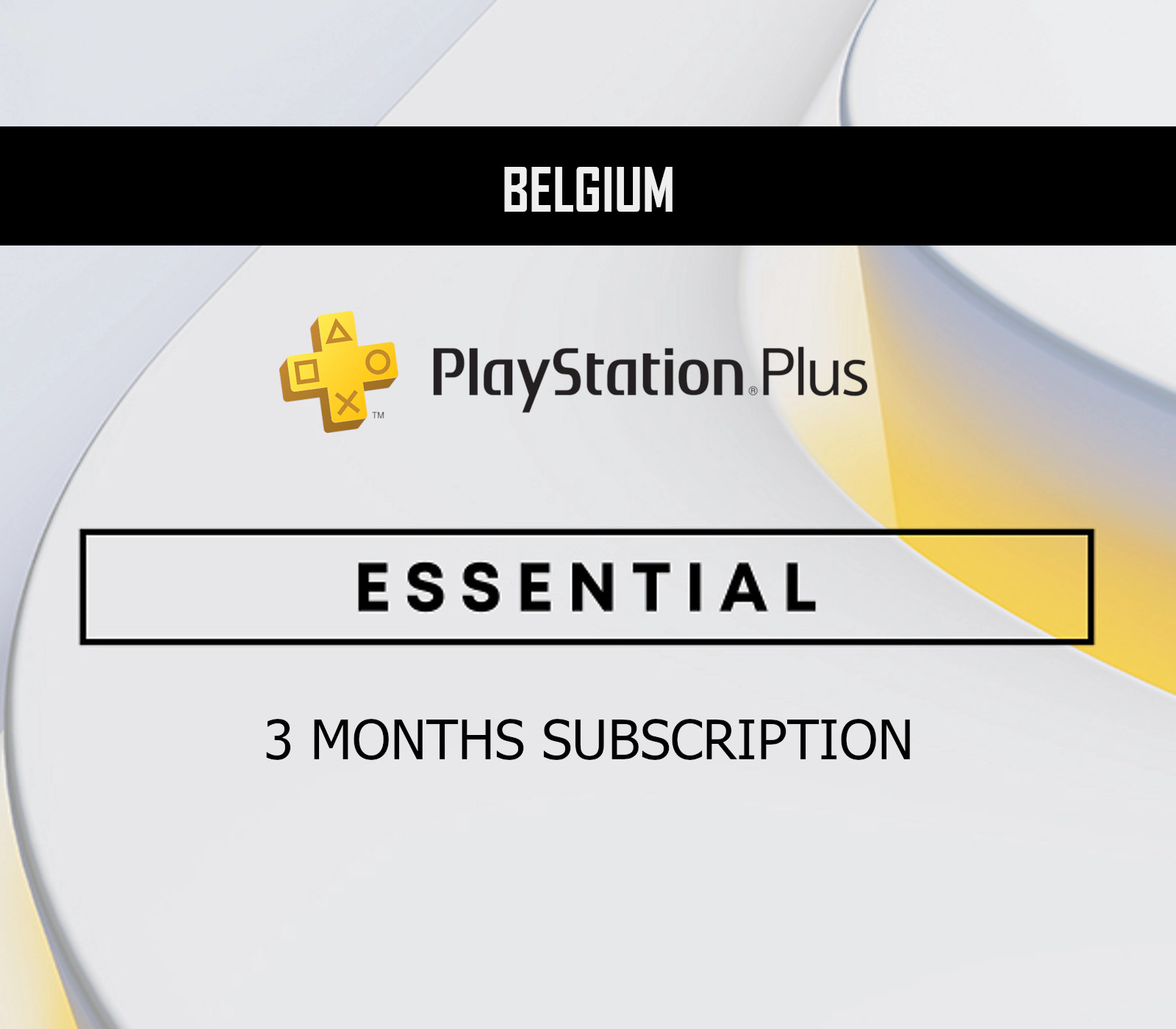 PlayStation Plus Essential 3 Months Subscription BE